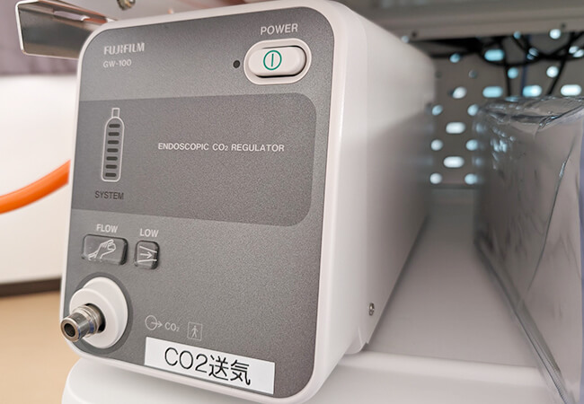 炭酸ガス送気装置の使用